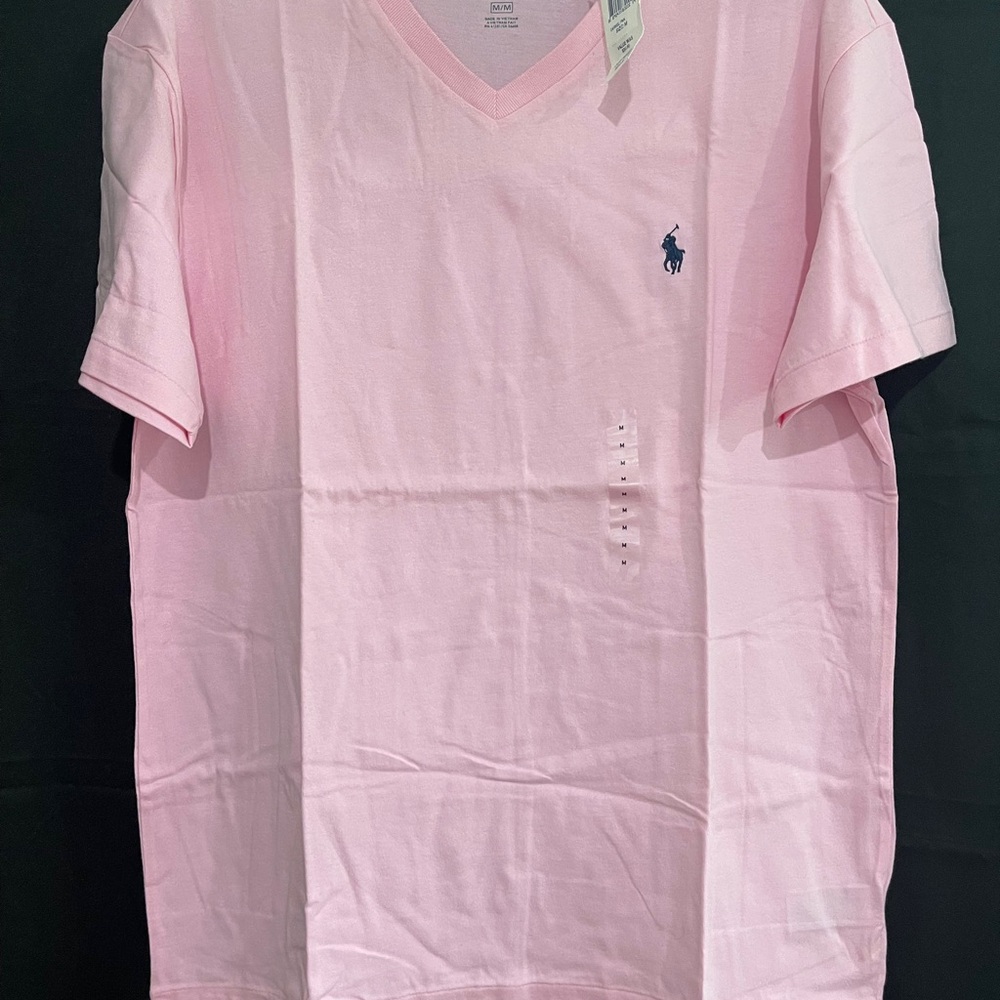 Polo Ralph Lauren Light Pink V-Neck Tee
